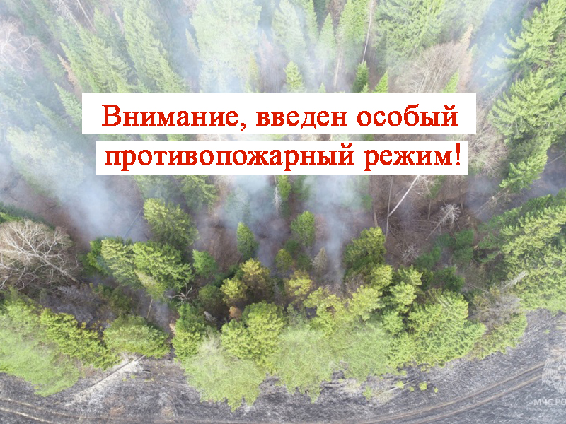 С 6 апреля в нашей республике действует особый противопожарный режим!.